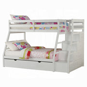 Jason Teenager Bunk Bed (T/F) with Trundle & Storage