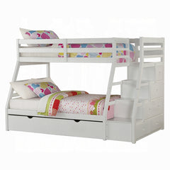 Jason Teenager Bunk Bed (T/F) with Trundle & Storage
