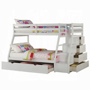 Jason Teenager Bunk Bed (T/F) with Trundle & Storage