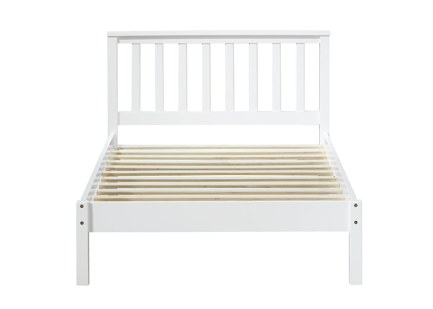 Cama individual de madera maciza para adolescentes Freya