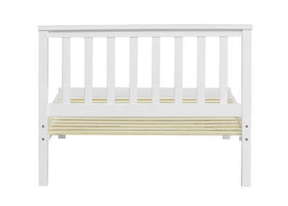 Cama individual de madera maciza para adolescentes Freya