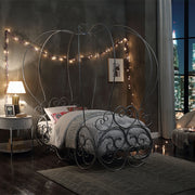 Cama individual Priya con dosel