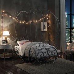 Cama individual Priya con dosel