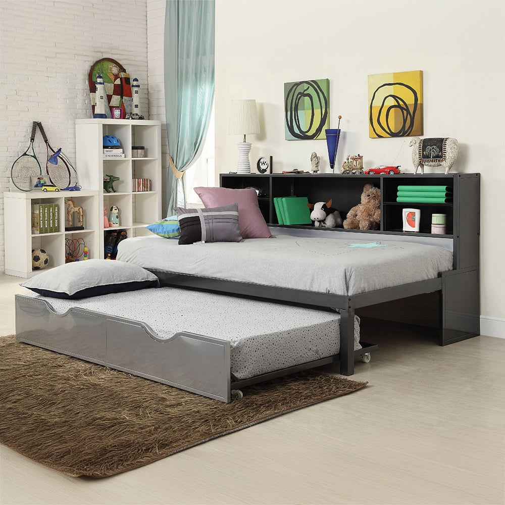 Renell Twin Bed W/Trundle & Storage