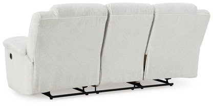 Frohn White Reclining Sofa