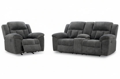 sofá de dos plazas Frohn Reclining & Mecedora Reclinable 2PC Set