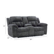 Frohn DBL Rec Loveseat w/Console