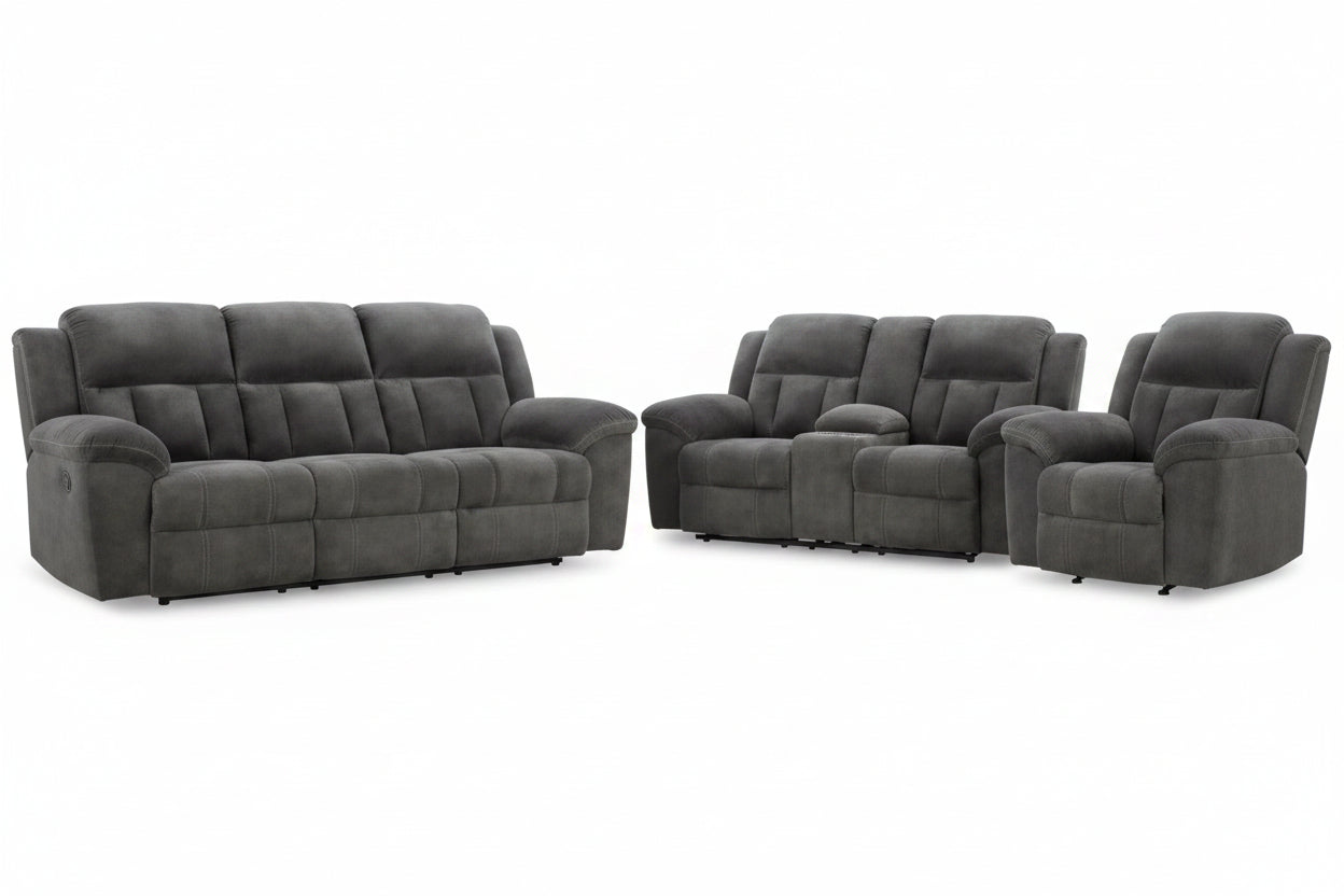 Frohn Reclining Sofa, Loveseat & Rocker Recliner 3PC Set