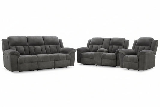 Frohn Reclining Sofa, Loveseat & Rocker Recliner 3PC Set
