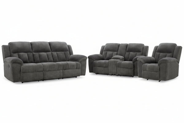 Frohn Reclining Sofa, Loveseat & Rocker Recliner 3PC Set