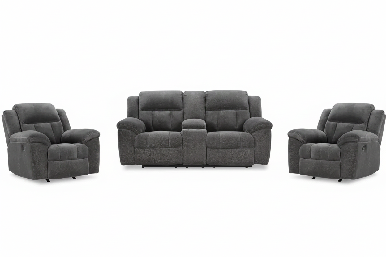 Frohn Reclining Loveseat & 2 Rocker Recliner 3PC Set