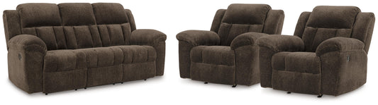 Frohn Reclining Sofa & Two Recliners