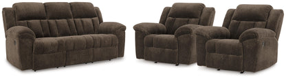 Frohn Reclining Sofa & Two Recliners