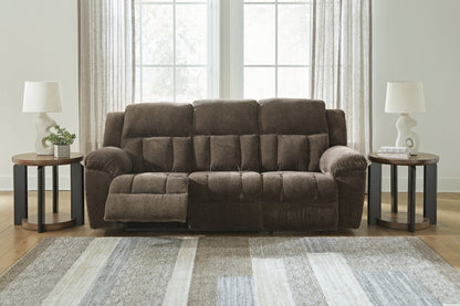 Frohn White Reclining Sofa