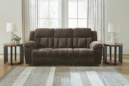Frohn White Reclining Sofa