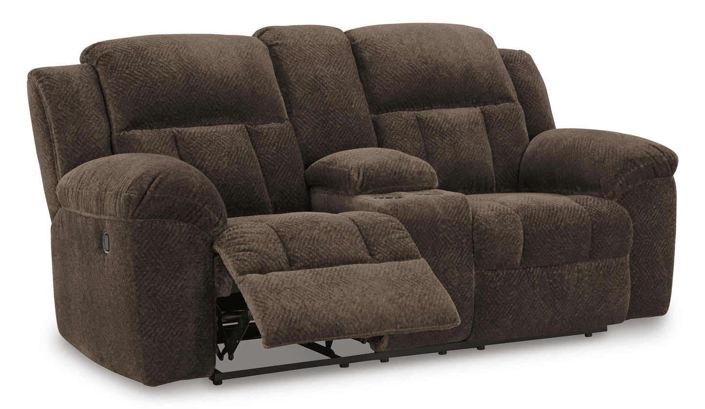 Frohn Reclining Loveseat w/Console