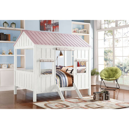 Cama matrimonial de madera maciza para adolescentes Spring Cottage