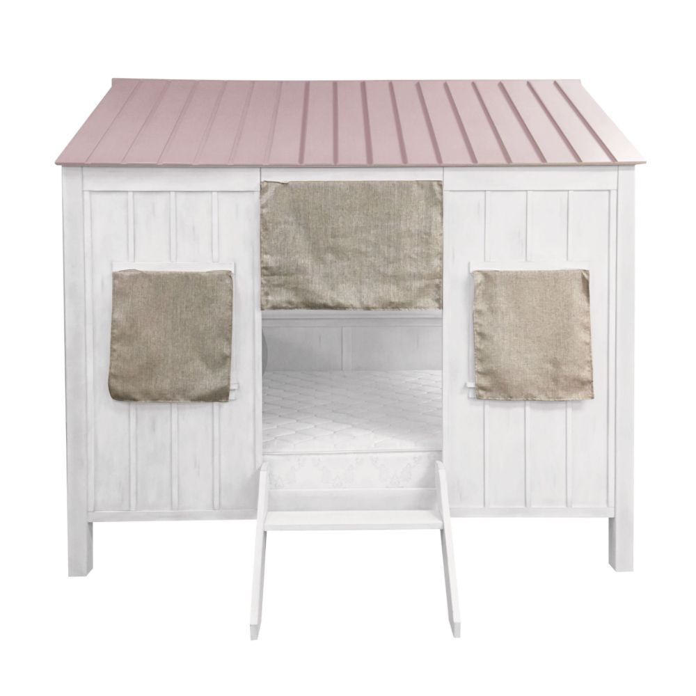 Cama matrimonial de madera maciza para adolescentes Spring Cottage