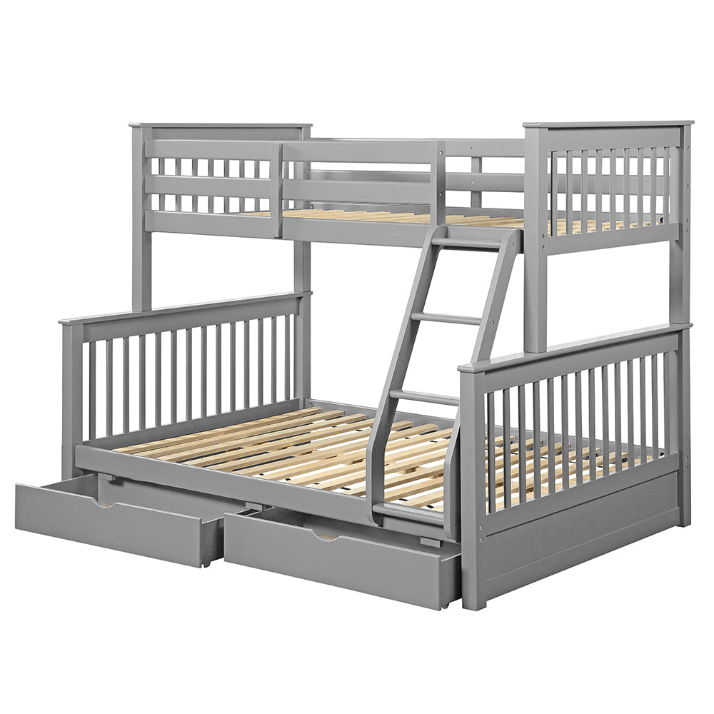 Haley II Twin/Full Bunk Bed W/Storage