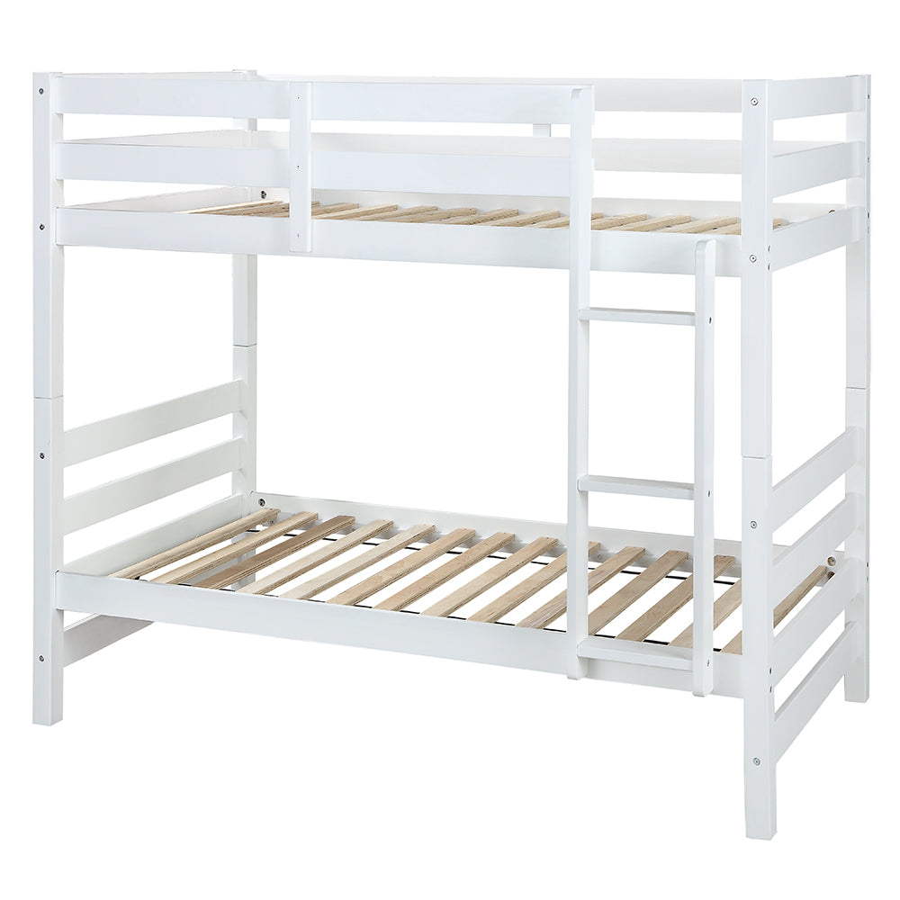 Ronnie Twin/Twin Bunk Bed - White