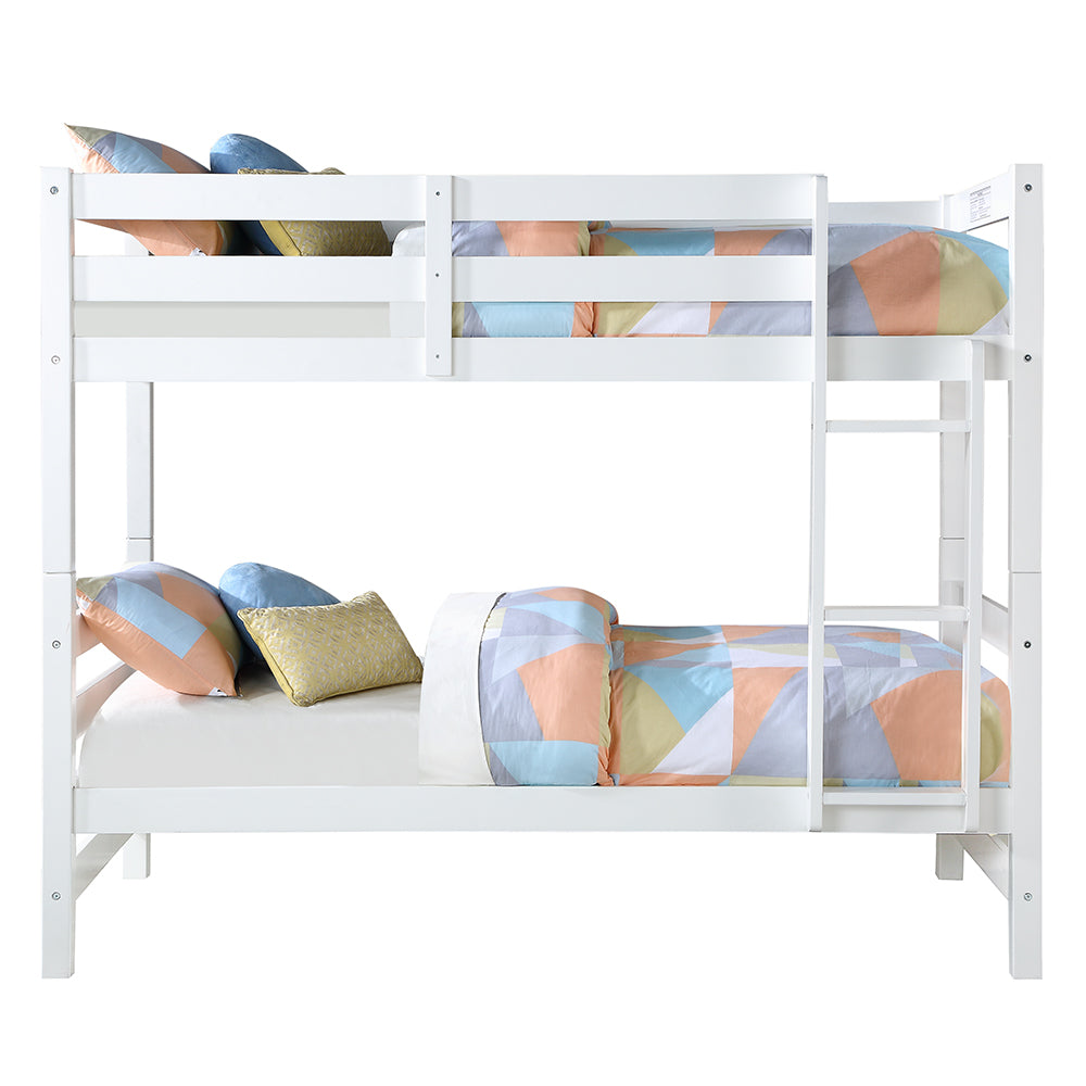 Ronnie Twin/Twin Bunk Bed - White