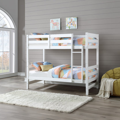 Ronnie Twin/Twin Bunk Bed - White