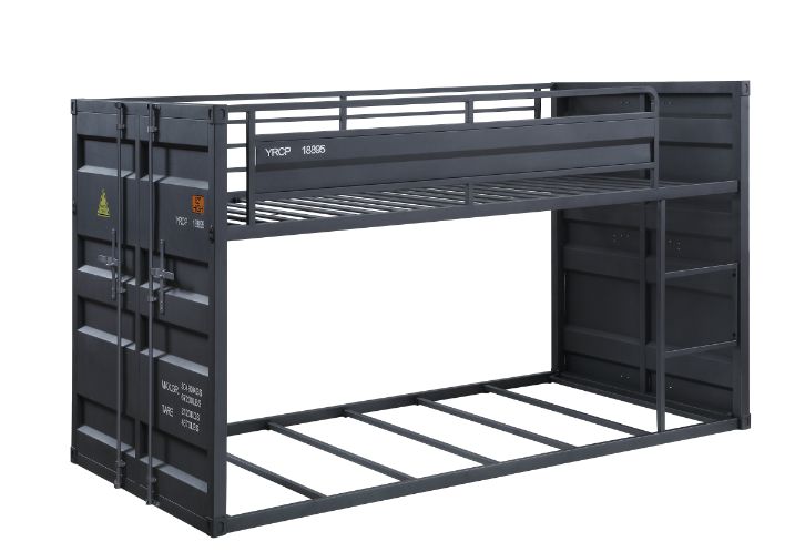 Cargo 46"H Twin/Twin Metal Bunk Bed
