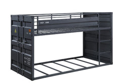 Cargo 46"H Twin/Twin Metal Bunk Bed