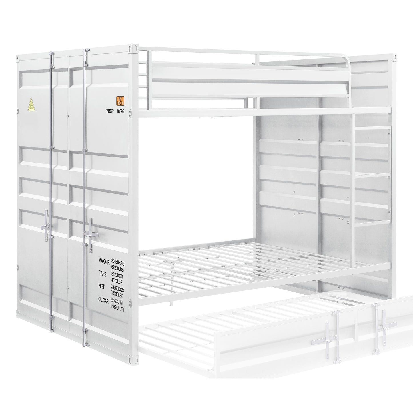 Cargo 65"H Metal Bunk Bed