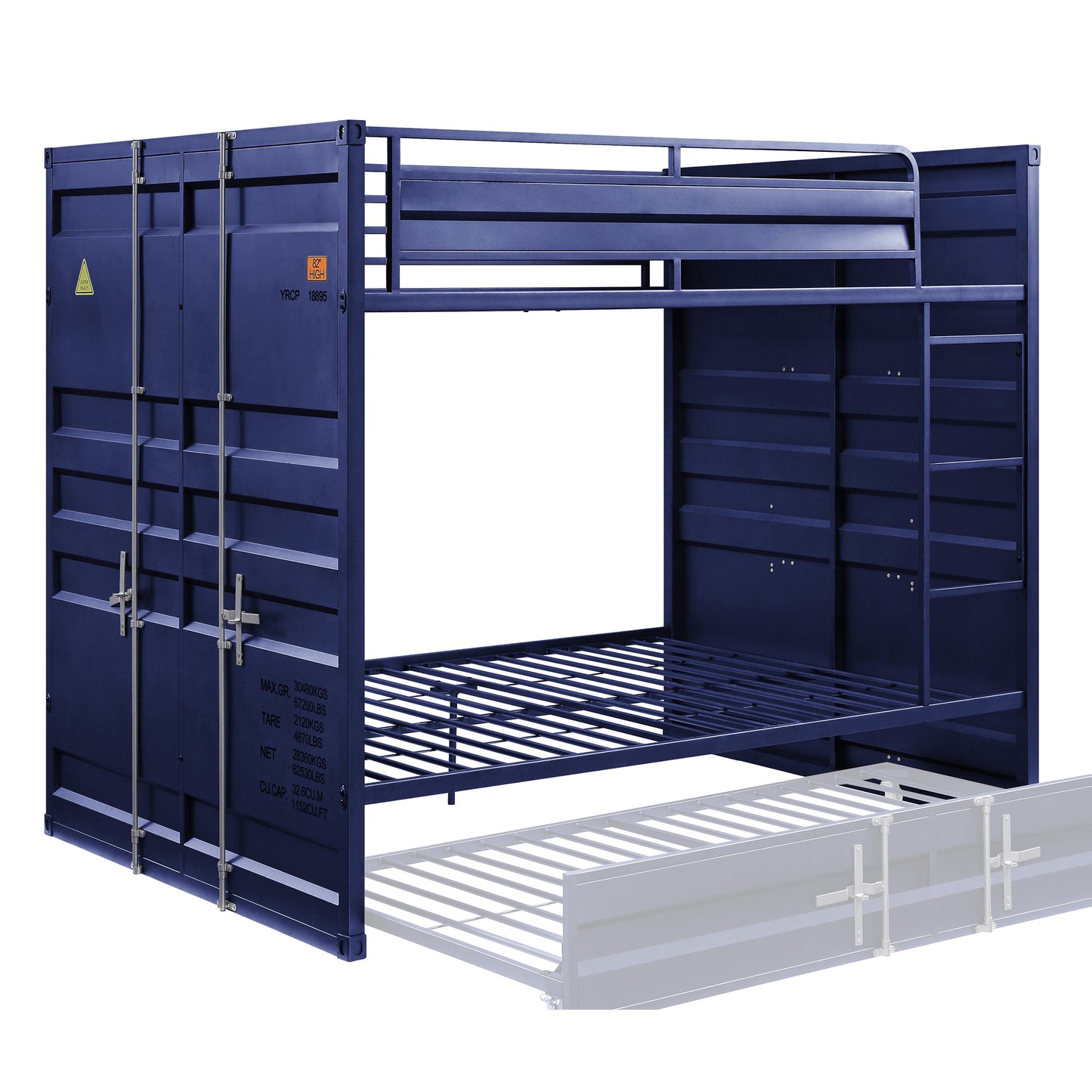 Cargo 65"H Metal Bunk Bed