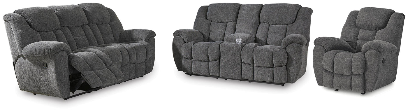 Foreside Sofa, Loveseat & Recliner 3PC Living Room Set