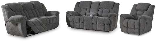 Foreside Sofa, Loveseat & Recliner 3PC Living Room Set