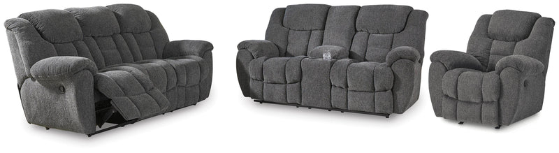 Foreside Sofa, Loveseat & Recliner 3PC Living Room Set