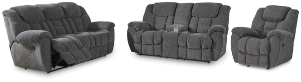 Foreside Sofa, Loveseat & Recliner 3PC Living Room Set