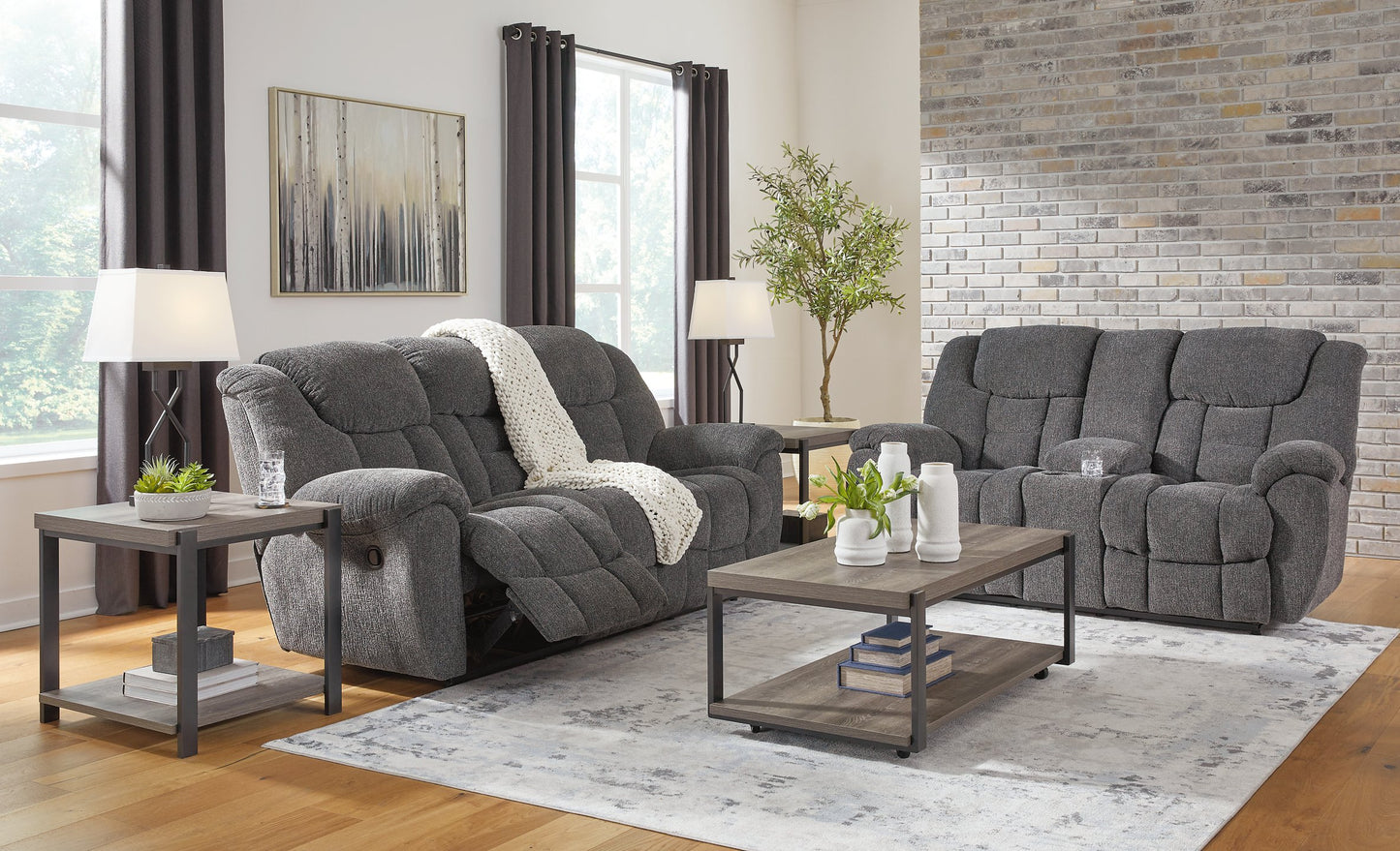 Foreside Recliner Living Room Set