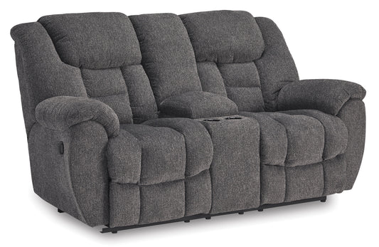 Foreside Reclining Loveseat w/Console