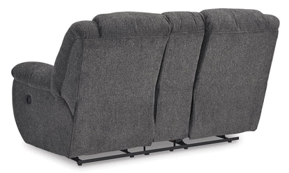 Loveseat reclinable Foreside con consola