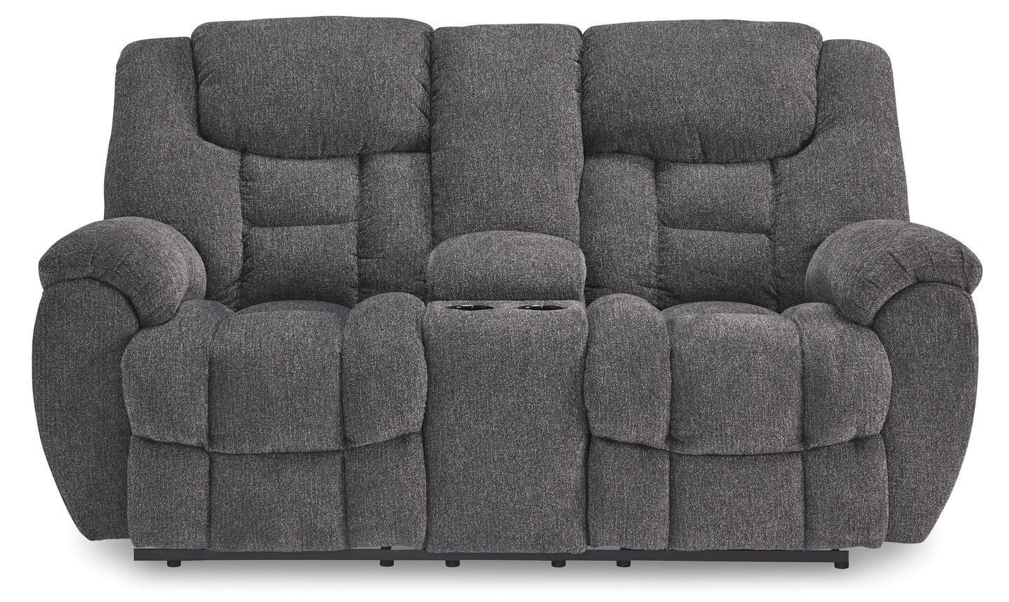 Loveseat reclinable Foreside con consola
