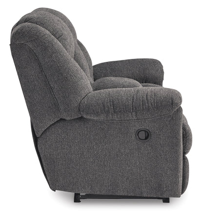 Loveseat reclinable Foreside con consola