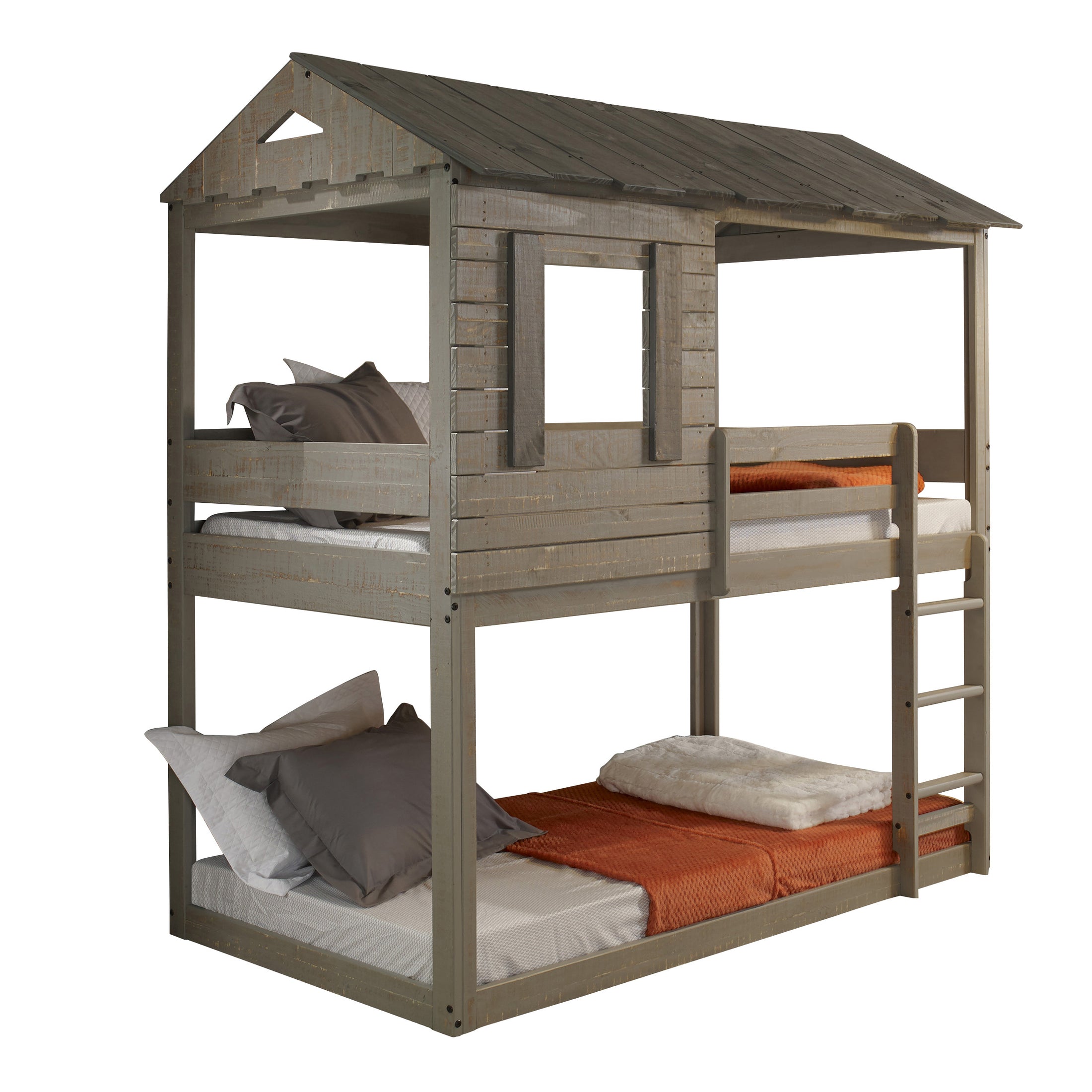 Litera Darlene de madera maciza para adolescentes (T/T)