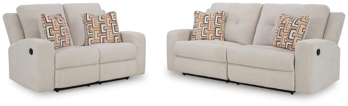 Conjunto de sofá reclinable y loveseat Danum