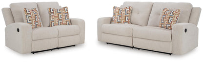 Conjunto de sofá reclinable y loveseat Danum