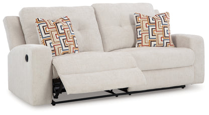 Danum Reclining Sofa in Stone