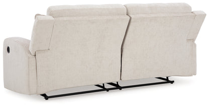 Danum Reclining Sofa in Stone