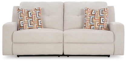 Danum Reclining Sofa in Stone