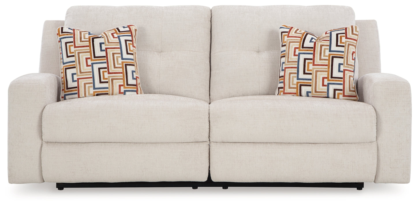 Danum Reclining Sofa in Stone