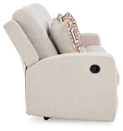 Danum Reclining Sofa in Stone