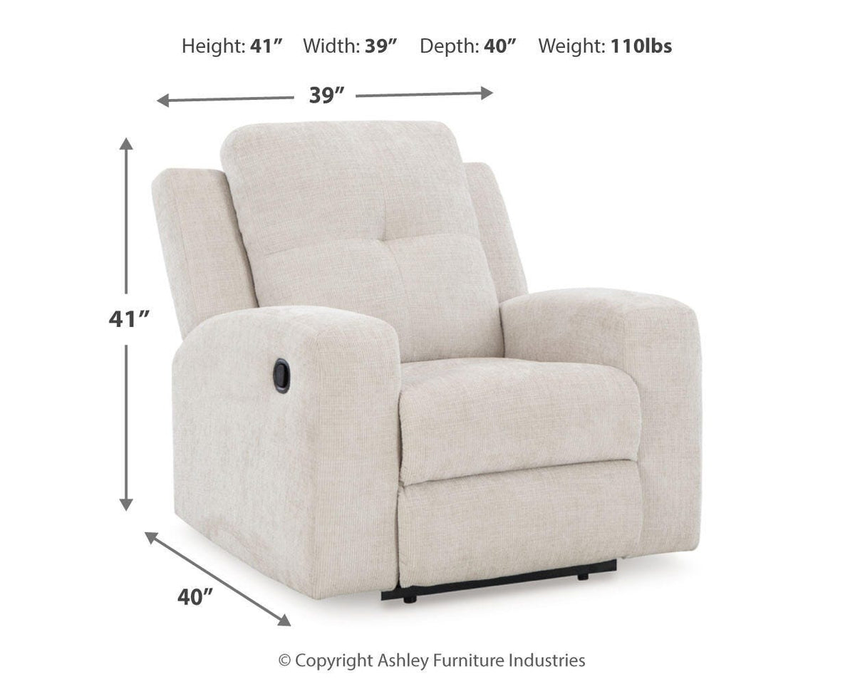 Danum Zero Wall Recliner