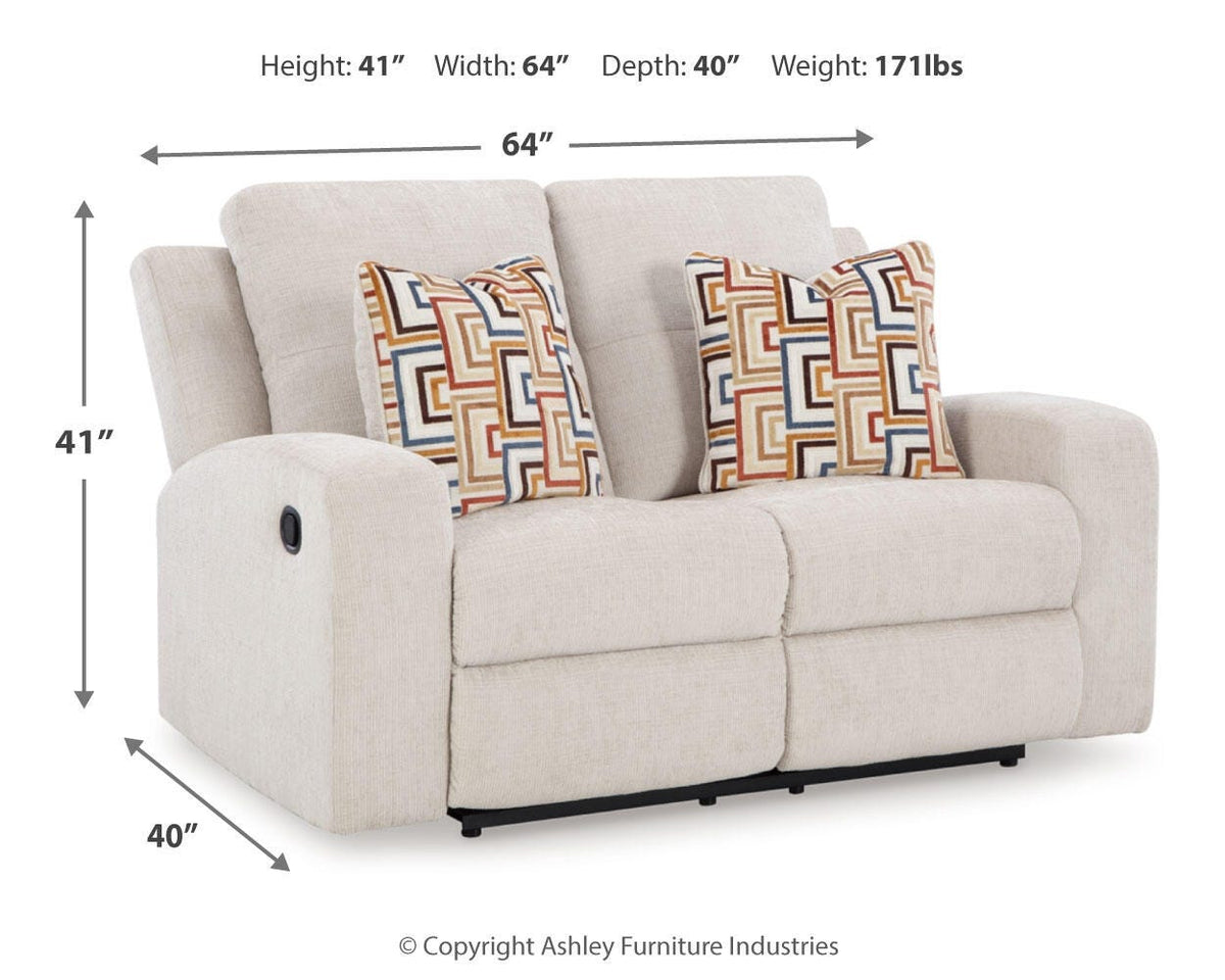 Danum Reclining Loveseat