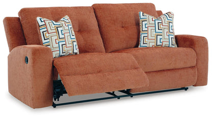 Danum Reclining Sofa in Spice